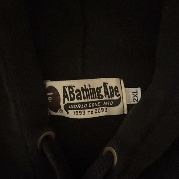Bape zipper hoodie - Picture 2 of 2